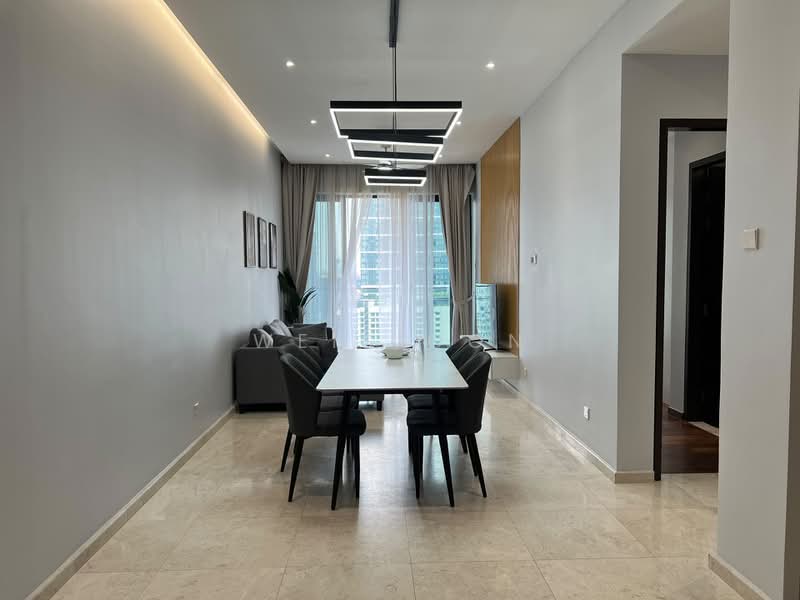 Service Residence for Rent at The Manor - Weis Oon - Living Room - PropertyGuru.com.my
