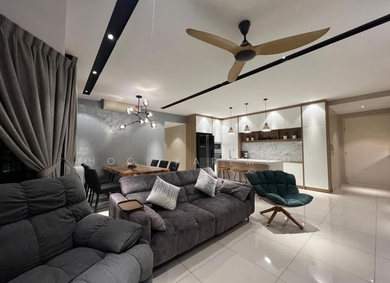 Kondominium untuk Disewa di Trinity Aquata - Hooi Karlmen - Living Room - PropertyGuru.com.my