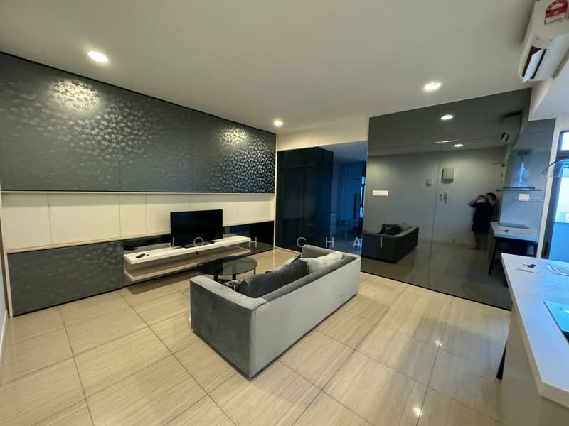 Servis Apartment untuk Dijual di Eve Suite / NZX Square - Josh Chai - Living Room - PropertyGuru.com.my