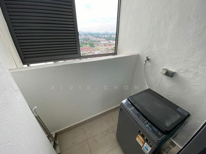 Service Residence for Rent at Eve Suite / NZX Square - Alvis Chong - Balcony - PropertyGuru.com.my