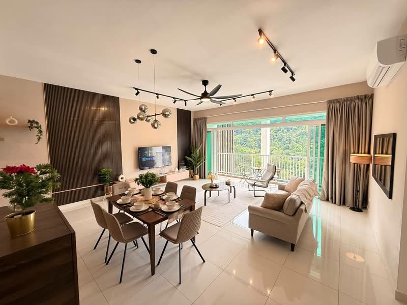 Condominium for Rent at Ferringhi Residence 2 - Amy Tan - Living Room - PropertyGuru.com.my