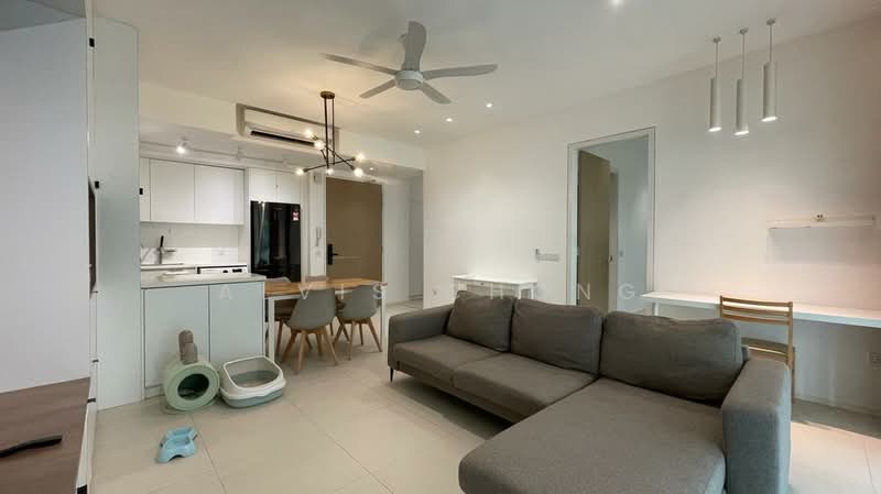 Servis Apartment untuk Disewa di Cantara Residences - Alvis Chong - Living Room - PropertyGuru.com.my