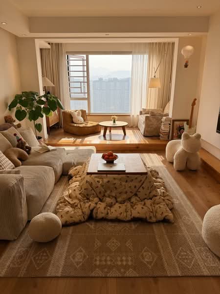 Servis Apartment untuk Dijual di Aster Hill - Angel Ko - Living Room - PropertyGuru.com.my