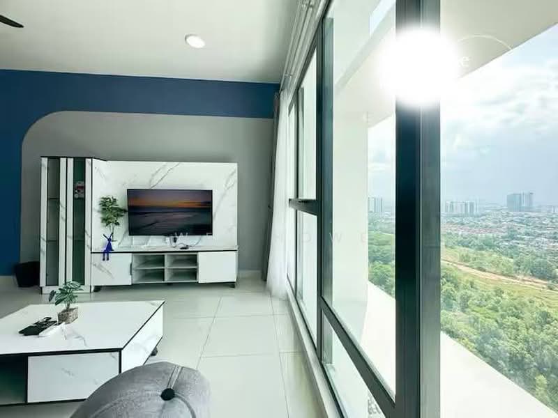 Service Residence for Sale at Southkey Mosaic - Wee Howe - Living Room - PropertyGuru.com.my