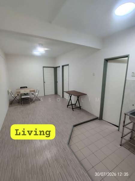 Apartment for Rent at Pangsapuri Segar Perdana - Jason Lim - Living Room - PropertyGuru.com.my