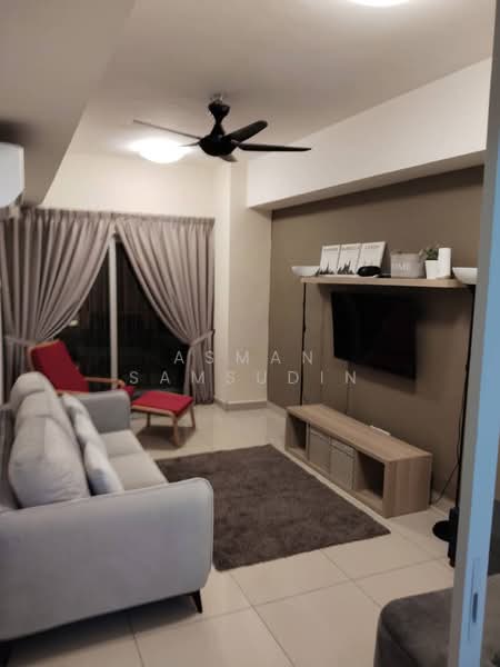 Service Residence for Rent at Suria Jelutong - Asman Samsudin - Living Room - PropertyGuru.com.my