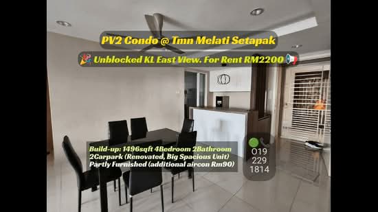 Kondominium untuk Disewa di Platinum Hill PV 2 - Wincent Chuah - PropertyGuru.com.my