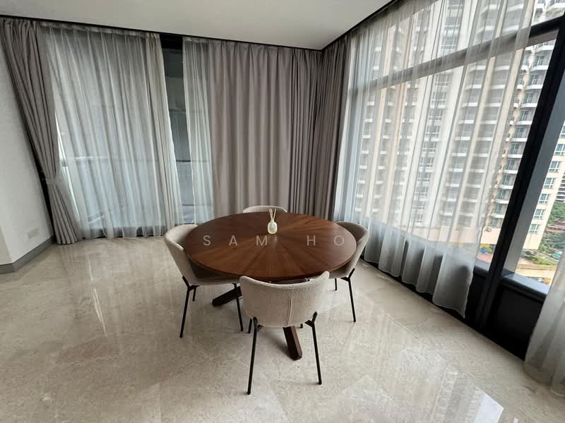 Kondominium untuk Dijual di Condominium @ The Troika - Sam Ho - Dining Room - PropertyGuru.com.my