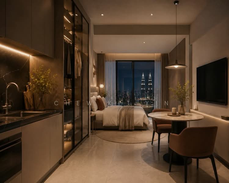 Servis Apartment untuk Dijual di Divine KLCC - CHEW KIT YIN - Bedroom - PropertyGuru.com.my