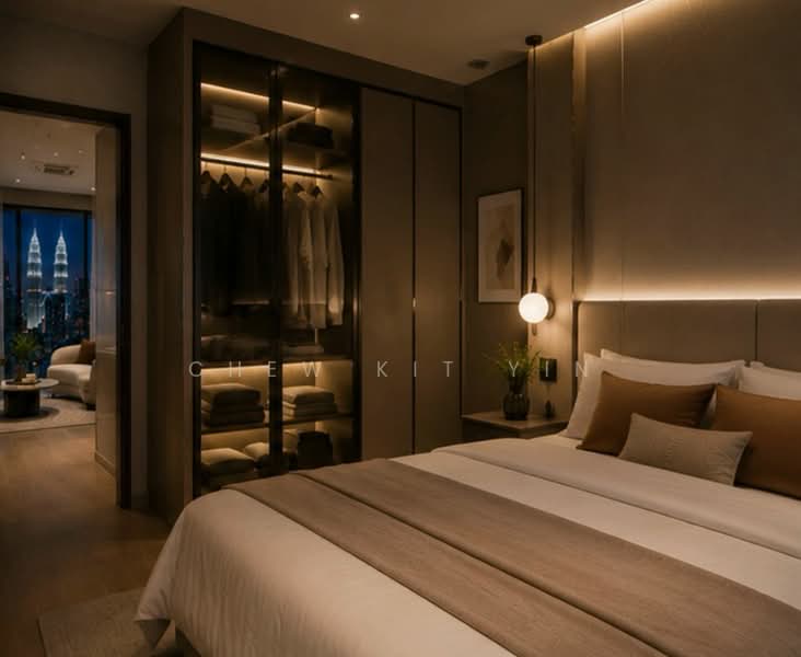 Servis Apartment untuk Dijual di Divine KLCC - CHEW KIT YIN - Bedroom - PropertyGuru.com.my