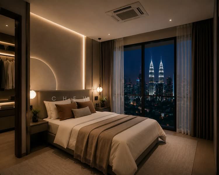 Servis Apartment untuk Dijual di Divine KLCC - CHEW KIT YIN - Bedroom - PropertyGuru.com.my
