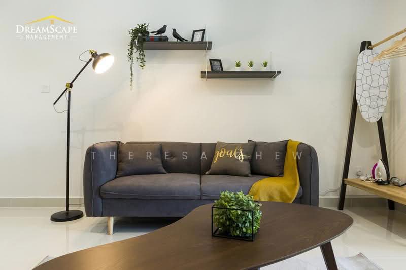 Service Residence for Sale at Core Soho Suite - Theresa Chew - Living Room - PropertyGuru.com.my
