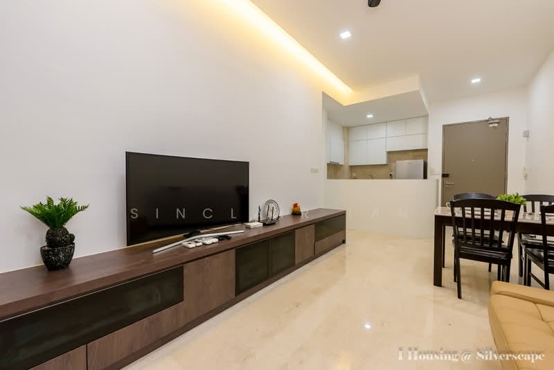 Condominium for Sale at Silverscape Residences - Sinclair Tan - Living Room - PropertyGuru.com.my