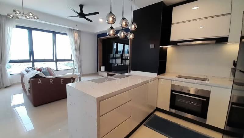 Servis Apartment untuk Dijual di Novo Ampang - Zarema Kulbuzheva - Living Room - PropertyGuru.com.my