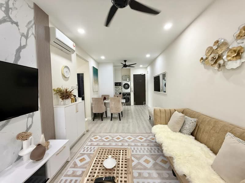 Service Residence for Sale at Seasons Garden Residences - M.J Zairin - Living Room - PropertyGuru.com.my