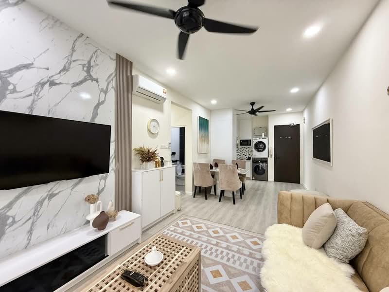 Service Residence for Sale at Seasons Garden Residences - M.J Zairin - Living Room - PropertyGuru.com.my