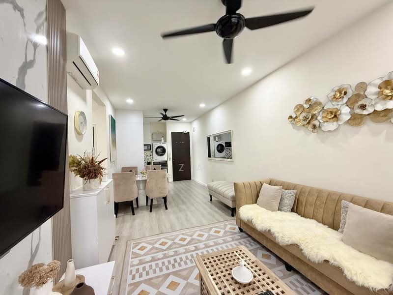 Service Residence for Sale at Seasons Garden Residences - M.J Zairin - Living Room - PropertyGuru.com.my