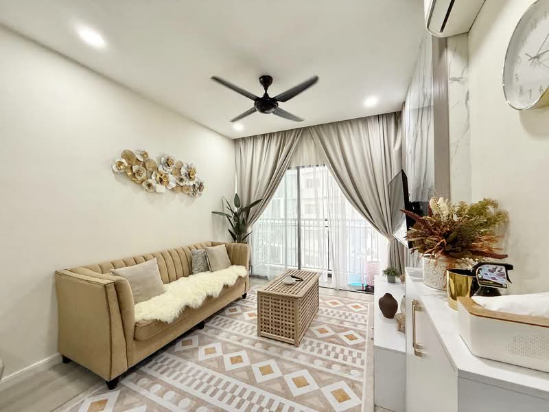 Service Residence for Sale at Seasons Garden Residences - M.J Zairin - Living Room - PropertyGuru.com.my