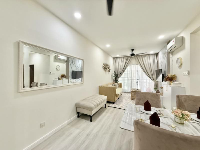 Service Residence for Sale at Seasons Garden Residences - M.J Zairin - Living Room - PropertyGuru.com.my