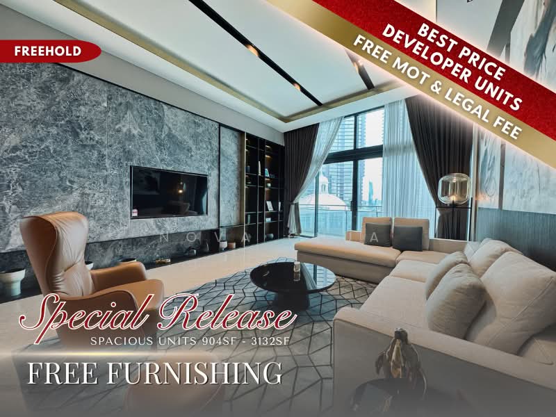 Service Residence for Sale at Damansara City Residency (DC Residensi) - Nova Chua - Living Room - PropertyGuru.com.my