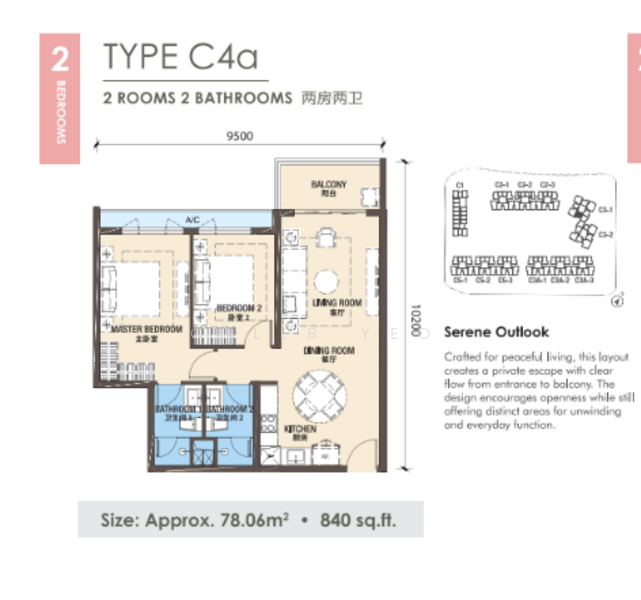 Pangsapuri untuk Dijual di R&F Princess Cove Phase 3-New Casa Suites - Caleb Yeo - PropertyGuru.com.my