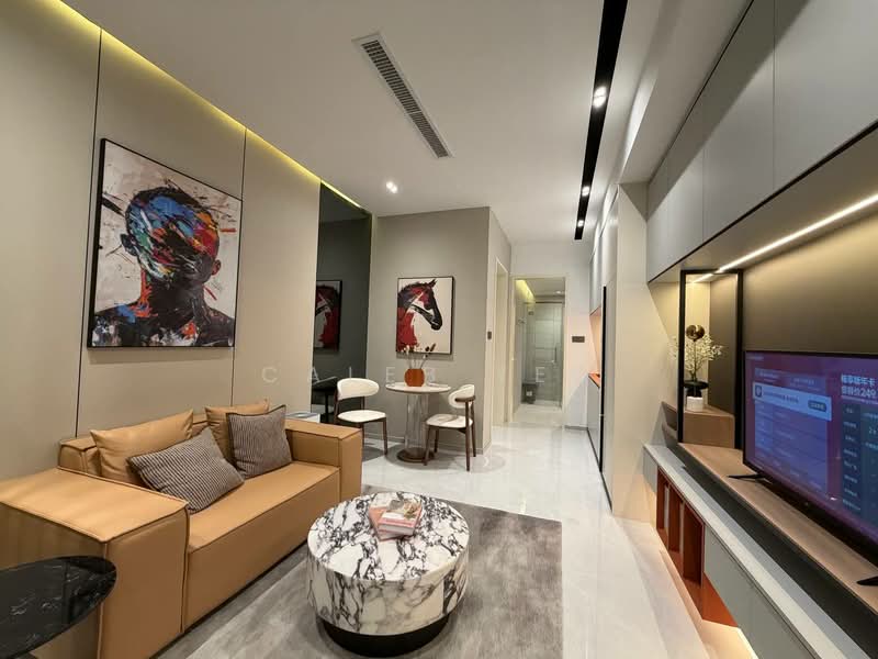 Pangsapuri untuk Dijual di R&F Princess Cove Phase 3-New Casa Suites - Caleb Yeo - Living Room - PropertyGuru.com.my