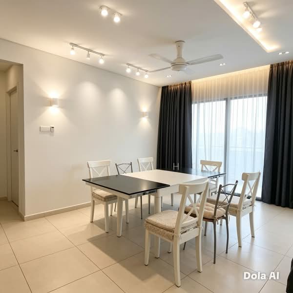 Kondominium untuk Disewa di Zefer Hill Residence - Joyce Hoo - Dining Room - PropertyGuru.com.my