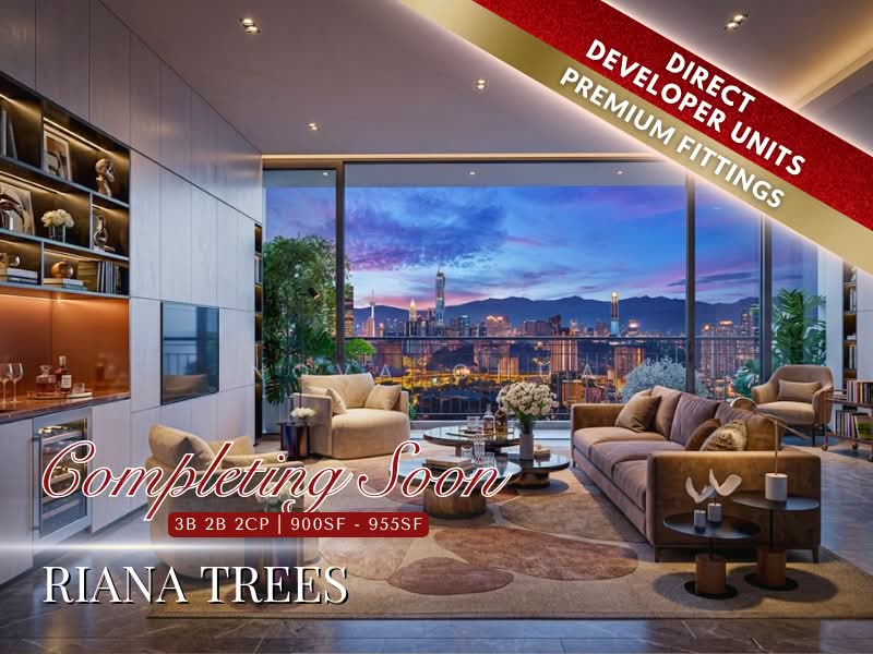 Condominium for Sale at Riana Trees Residences - Nova Chua - Living Room - PropertyGuru.com.my