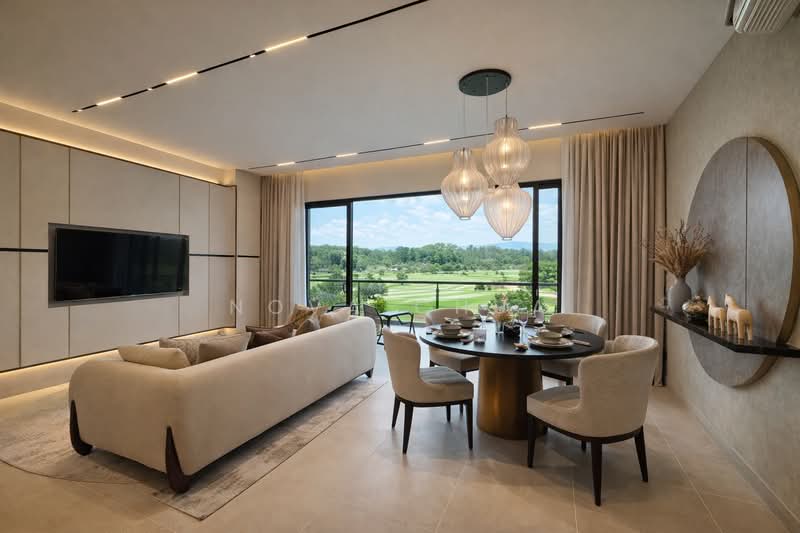 Condominium for Sale at Oaka Residences - Nova Chua - Living Room - PropertyGuru.com.my