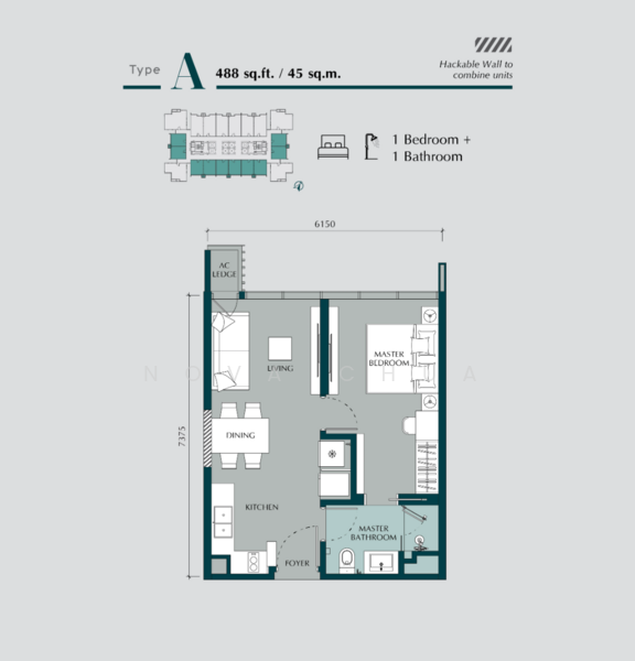 Servis Apartment untuk Dijual di Times Square 2 - Nova Chua - PropertyGuru.com.my