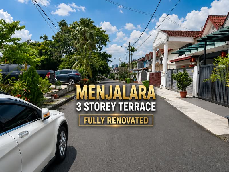 Rumah Teres 3.5 Tingkat untuk Dijual di Bandar Menjalara (Kuala Lumpur) - Admend . - PropertyGuru.com.my