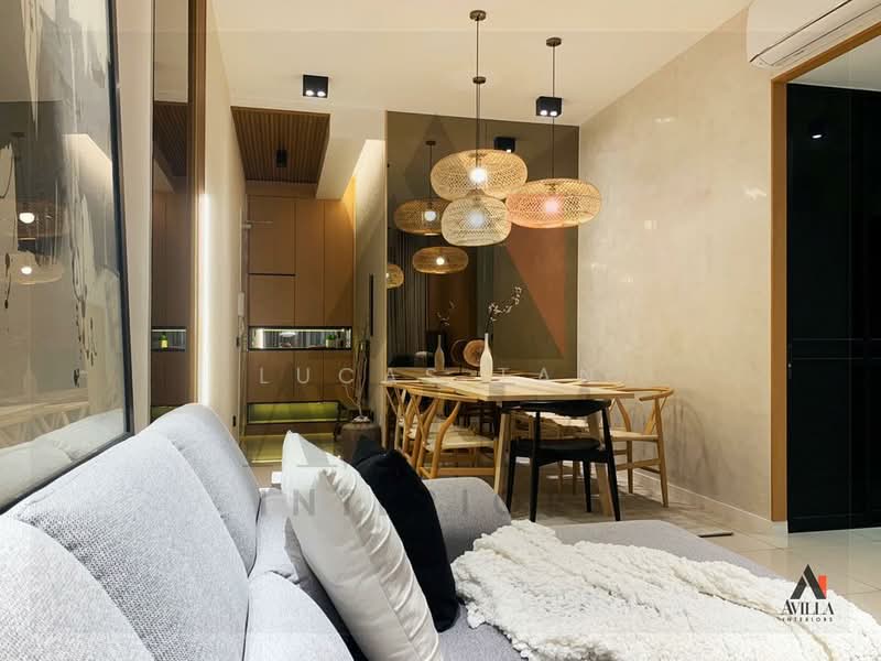 Servis Apartment untuk Disewa di Lexa Residence @ The Quartz WM - Lucas Tan - Living Room - PropertyGuru.com.my
