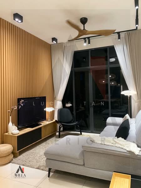 Servis Apartment untuk Disewa di Lexa Residence @ The Quartz WM - Lucas Tan - Living Room - PropertyGuru.com.my