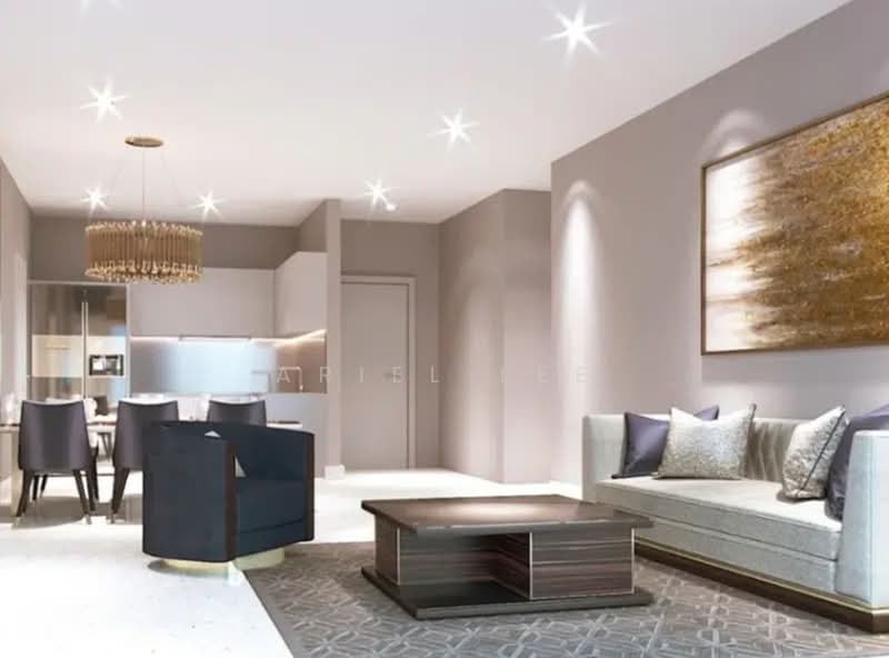 Service Residence for Sale at Oxford Residences @ Pavilion Embassy - Ariel Lee - Living Room - PropertyGuru.com.my