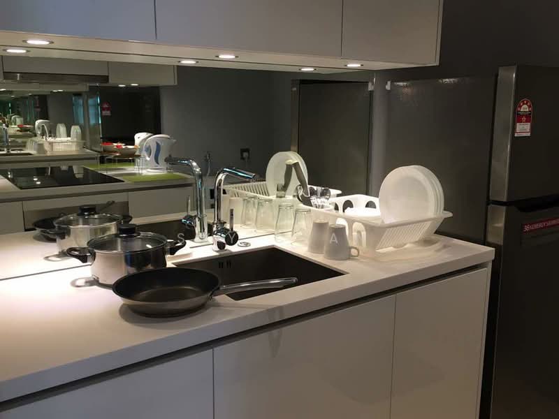 Servis Apartment untuk Dijual di Vortex KLCC - Sky Chan - Kitchen - PropertyGuru.com.my