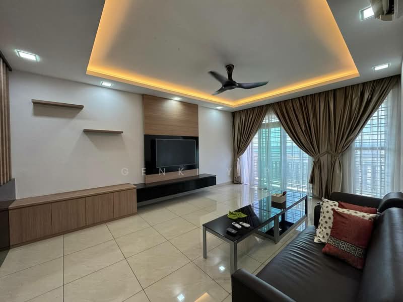 Servis Apartment untuk Disewa di D'Secret Garden (Pangsapuri Kempas Indah) - Genki Yap - Living Room - PropertyGuru.com.my