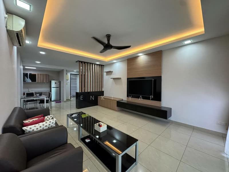 Servis Apartment untuk Disewa di D'Secret Garden (Pangsapuri Kempas Indah) - Genki Yap - Living Room - PropertyGuru.com.my