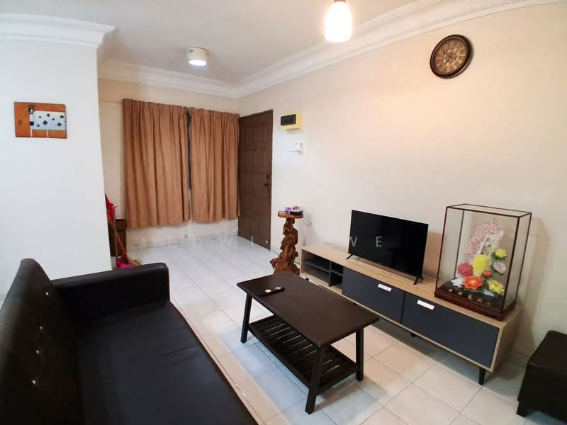 Apartment for Rent at Taman Pekaka Apartment - Edwin Ewe - Living Room - PropertyGuru.com.my