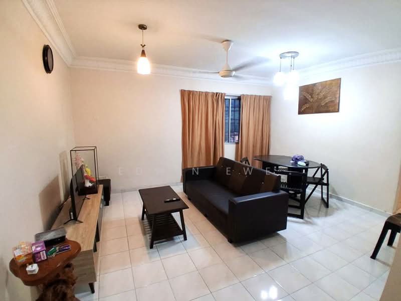 Apartment for Rent at Taman Pekaka Apartment - Edwin Ewe - Living Room - PropertyGuru.com.my