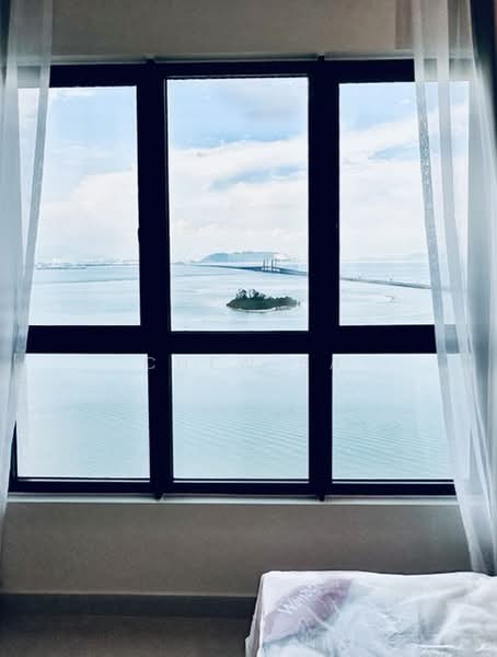 Condominium for Rent at Mezzo - Chew SA - View of Penang Bridge from Bedroom 1 - PropertyGuru.com.my