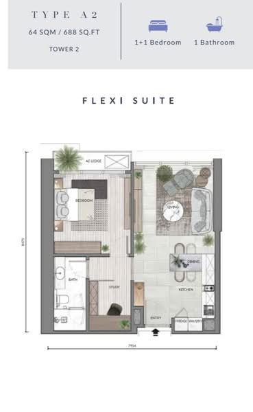Service Residence for Rent at Core Residence @ TRX - KV Chai - PropertyGuru.com.my