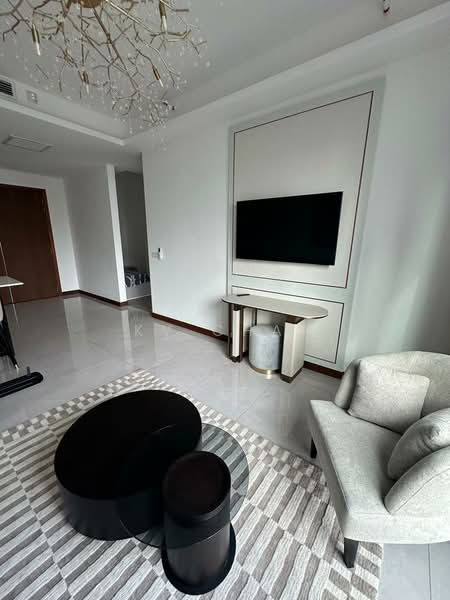 Service Residence for Rent at Core Residence @ TRX - KV Chai - Living Room - PropertyGuru.com.my