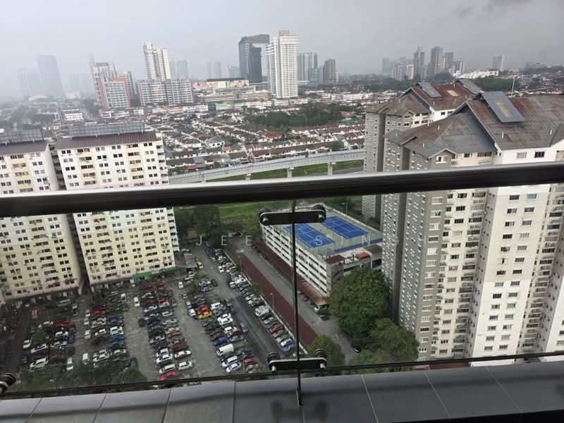 Condominium for Sale at Glomac Centro V Serviced Apartments - Baljeet Singh - View from Living Balcony - PropertyGuru.com.my