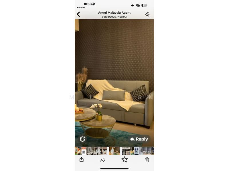 Servis Apartment untuk Dijual di Star Residences One - Miini Gan - Living Room - PropertyGuru.com.my