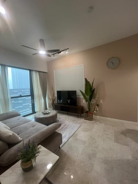 Servis Apartment untuk Disewa di TRX Residences - Sammy Kok - Living Room - PropertyGuru.com.my