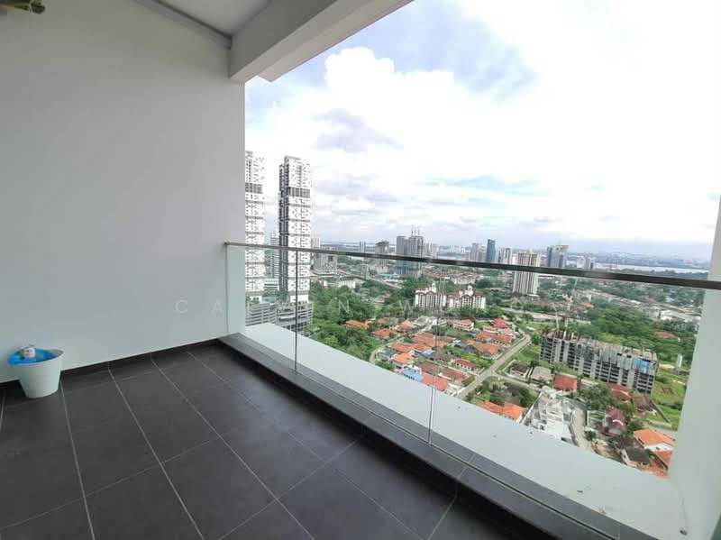Service Residence for Rent at Pinnacle Tower - Calvin Wong - Balcony - PropertyGuru.com.my