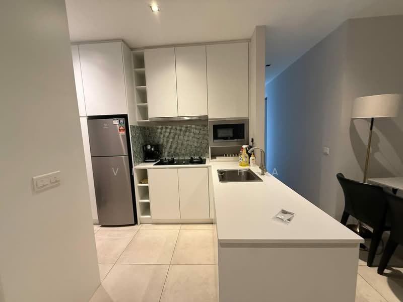 Service Residence for Sale at Lumi Tropicana - Viven Chia - Kitchen - PropertyGuru.com.my