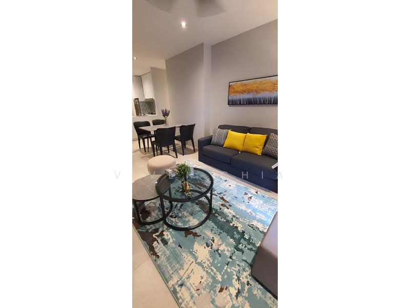 Service Residence for Sale at Lumi Tropicana - Viven Chia - Living Room - PropertyGuru.com.my