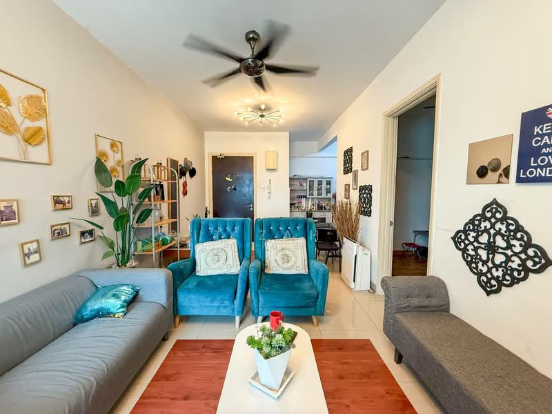 Servis Apartment untuk Dijual di Saville @ Melawati - Pit Zahid - Living Room - PropertyGuru.com.my