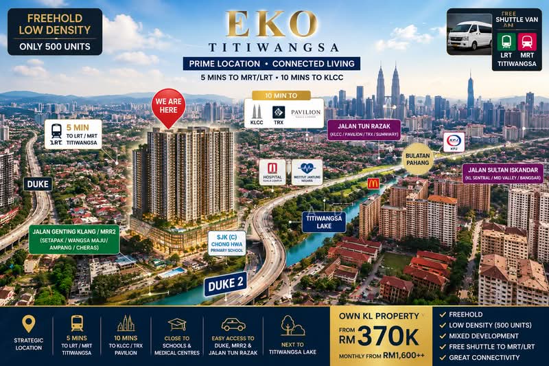 Servis Apartment untuk Dijual di EkoTitiwangsa - Faez Ad - Exterior - PropertyGuru.com.my